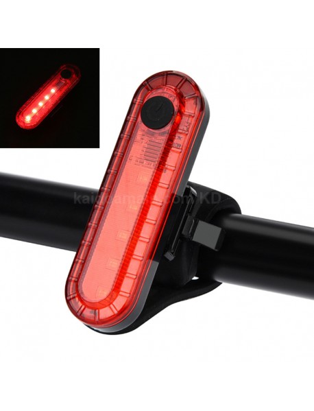 KT-056 High Power Red / White LED 4-Mode USB Rechargeable Bike Tail Light ( 1 pc )
