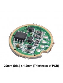 KZ-3015 20mm Double Output 1000mA 2.7V - 4.5V 1-cell 2-Mode Driver Board (1 pc)