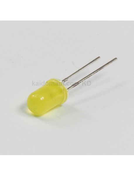 F5mm 1.9V - 2.1V 20mA Round Head Yellow LED Light Emitting Diodes (20 pcs)