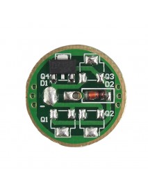Nanjg 111 17mm 3V-4.5V 1-Mode AMC7135 Flashlight Driver Board