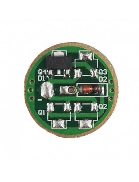 Nanjg 111 17mm 3V-4.5V 1-Mode AMC7135 Flashlight Driver Board