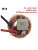 B70 22mm 5000mA 3V - 4.2V 1-cell 5-Mode Boost Driver Board for XHP70 6V