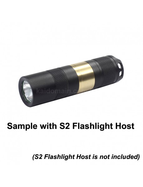 Brass 18350 Battery Tube for S2 Flashlight (1 pc)