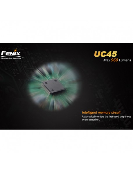 Fenix UC45 Cree XM-L2 U2 960 Lumens 5-Mode LED Flashlight