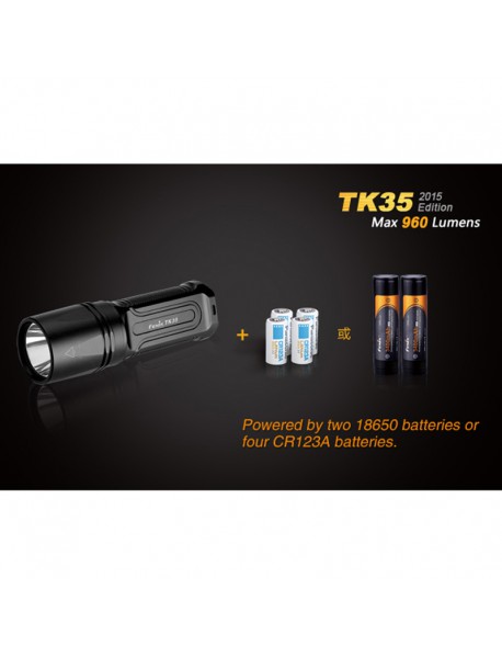 Fenix TK35 Cree XM-L2 U2 960 Lumens 7-Mode LED Flashlight ( 4*CR123A / 2*18650 )
