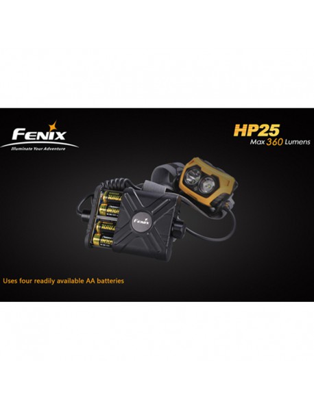 Fenix HP25 Cree XP-E R4 360 Lumens 4-Mode LED Flashlight ( 4*AA )