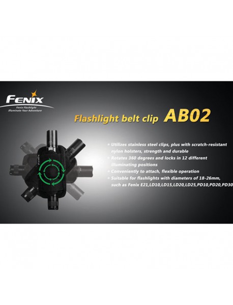 Fenix Flashlight Belt Clip AB02