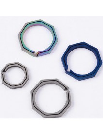 EDC 29mm Octagon Titanium Keyring ring (1 pc)
