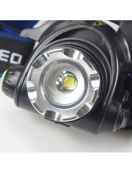 Cree XM-L U2 White 6500K 1000 Lumens 3-Mode Zoomable LED Headlamp ( 2x18650 )