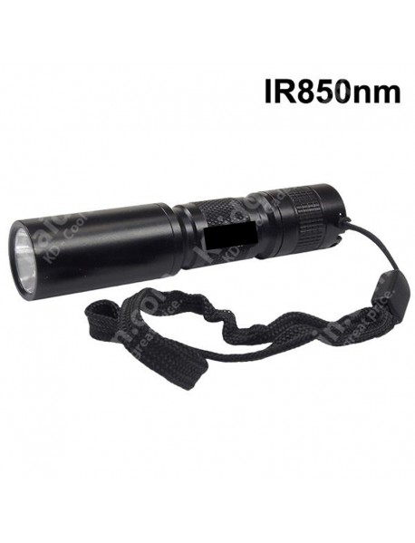 UF C3 IR850nm 1-Mode IR Flashlight - Black (1 x 14500 / 1 x AA)