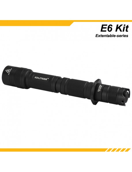 KDLITKER E6 P60 18650 Flashlight Host
