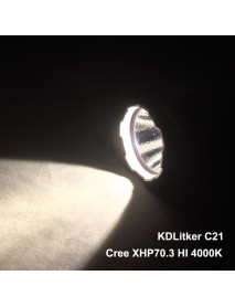 KDLITKER C21 Cree XHP70.3 HI 3600 Lumens 21700 LED Flashlight