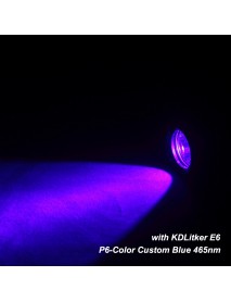 KDLITKER P6-Color 10W Custom Blue 465nm 800 Lumens LED Drop-in Module (Dia. 26.5mm)