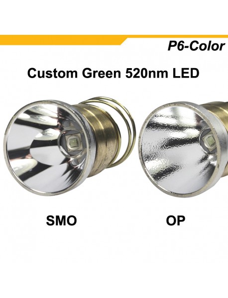 KDLITKER P6-Color 10W Custom Green 520nm 800 Lumens LED Drop-in Module (Dia. 26.5mm)