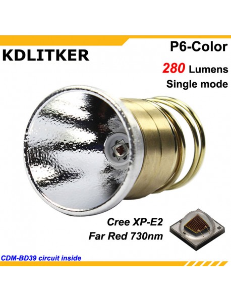 KDLITKER P6-COLOR Cree XP-E2 Far Red 730nm 280 Lumens P60 Drop-in Module