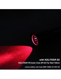 KDLITKER P6-COLOR Cree XP-E2 Far Red 730nm 280 Lumens P60 Drop-in Module