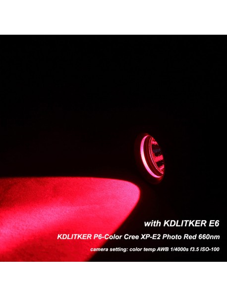 KDLITKER P6-COLOR Cree XP-E2 Photo Red 660nm 280 Lumens P60 Drop-in Module
