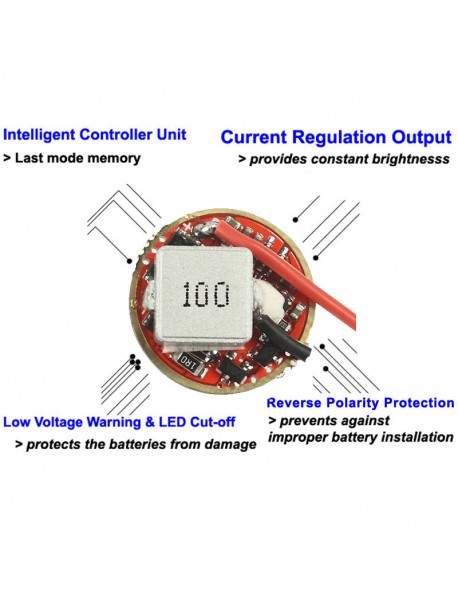 KDLITKER Quad Nichia 219BT 1400 Lumens High CRI LED Drop-in Module (Dia. 26.5mm)