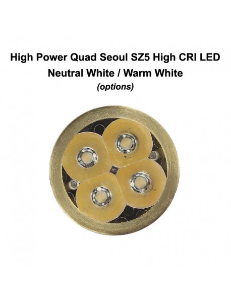 KDLITKER Quad Seoul SZ5 1400 Lumens High CRI LED Drop-in Module (Dia. 26.5mm)