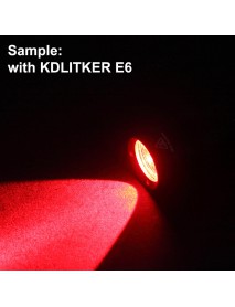 KDLITKER P6-COLOR Luminus SST-10-R Red 620nm 600 Lumens 3V - 9V 1-Mode OP P60 Drop-in