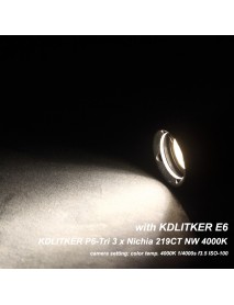 KDLITKER Triple Nichia 219CT 1000 Lumens High Power High CRI LED Drop-in Module (Dia. 26.5mm)