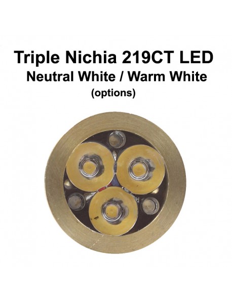 KDLITKER Triple Nichia 219CT 1000 Lumens High Power High CRI LED Drop-in Module (Dia. 26.5mm)