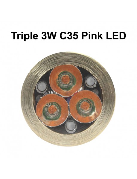 KDLITKER Triple Full Spectrum Pink 1000 Lumens LED Drop-in Module (Dia. 26.5mm)