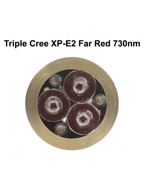 KDLITKER Triple Cree XP-E2 Far Red 730nm 800 Lumens Hunting LED Drop-in Module (Dia. 26.5mm)