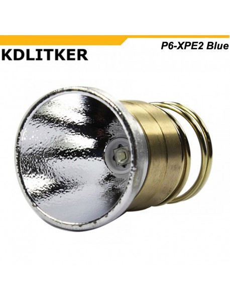 KDLITKER P6-COLOR  XP-E2 Blue 470nm 280 Lumens 3V - 9V 1-Mode OP P60 Drop-in