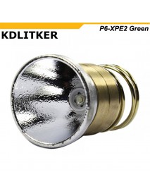 KDLITKER P6-COLOR  XP-E2 Green 530nm 280 Lumens 3V - 9V 1-Mode OP P60 Drop-in