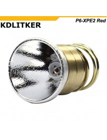 KDLITKER P6-COLOR  XP-E2 Red 620nm 280 Lumens 3V - 9V 1-Mode P60 Drop-in Module