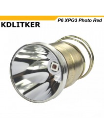 KDLITKER P6-XP-G3 Photo Red 670nm 800 Lumens LED Drop-in Module (Dia. 26.5mm)