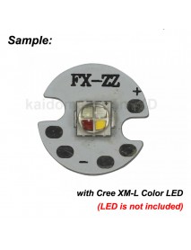 16mm (D) Cree XM-L Color Aluminum LED PCB (2 PCS)