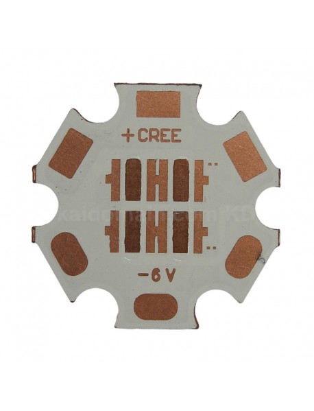 20mm (D) 4 x 3535 LEDs 6V DTP Copper PCB