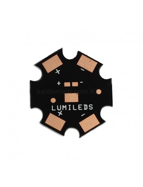 20mm x 1.5mm Aluminum Base Plate for LUXEON Rebel LED - Black (5 pcs)
