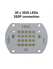56mm (L) x 40mm (W) Copper PCB for 20 x 3535 LEDs - 2S2P (1 pc)
