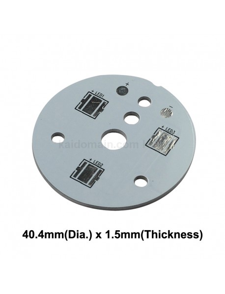 40.4mm (D) Triple 5050 LEDs Aluminum LED PCB - Serial