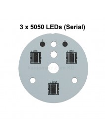 40.4mm(D) x 1.5mm(T) Aluminum Base Plate for 3 x 5050 LEDs - Serial (1 pc) 