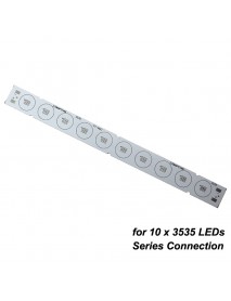 230mm (L) Aluminum LED PCB for 10 x 3535 LEDs - Serial Connection (1 PC)