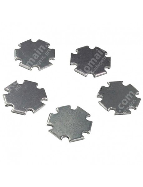 20mm(D) x 1.5mm(T) Aluminum Base Plate for SST50 (5 pcs) - Black