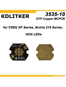 KDLITKER 3535-10 DTP Copper MCPCB for Cree XP Series / Nichia 219 Series / 3535 LEDs ( 2 pcs )