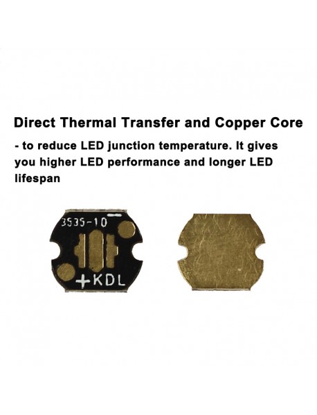 KDLITKER 3535-10 DTP Copper MCPCB for 3535 LED