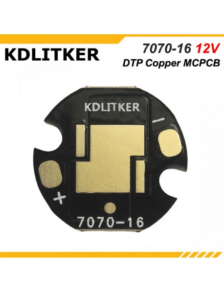 KDLITKER 7070-16 12V DTP Copper MCPCB (2 PCS)