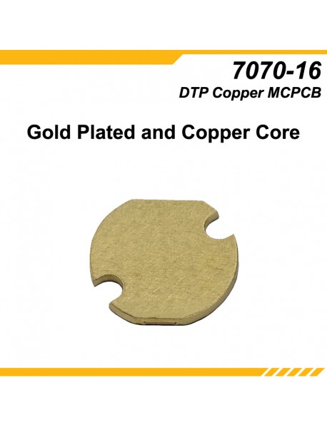 KDLITKER 7070-16 DTP Copper MCPCB for Cree XHP70 Series (6V) / 7070 LEDs ( 2 pcs )