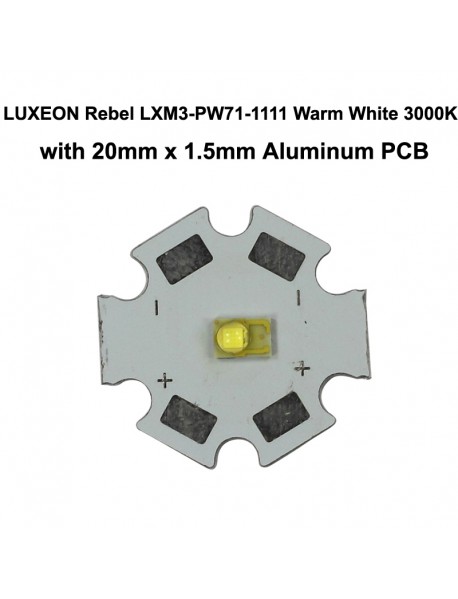 LUXEON Rebel LXM3-PW71-1111 Warm White 3000K LED Emitter (1pc)
