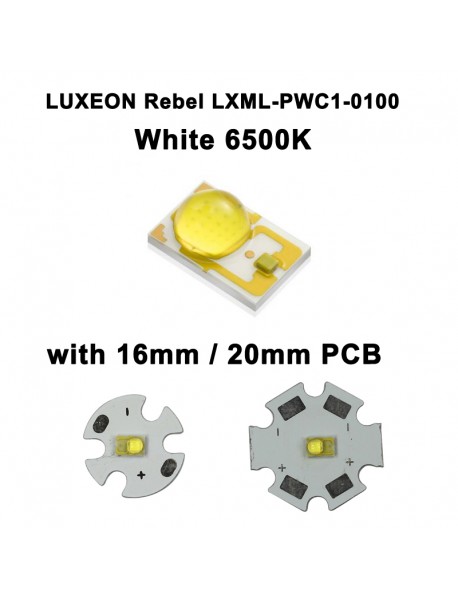 LUXEON Rebel LXML-PWC1-0100 White 6500K LED Emitter (1pc)