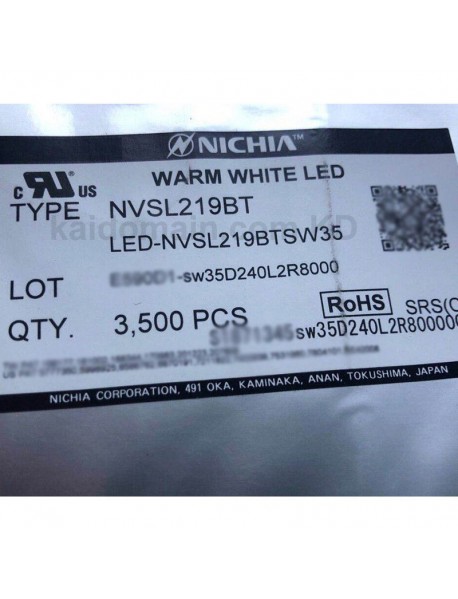 Nichia 219BT Warm White 3500K CRI80 SMD 3535 LED