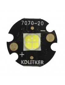 XHP70 Neutral White 5000K SMD 7070 LED on KDLikter 20mm MCPCB