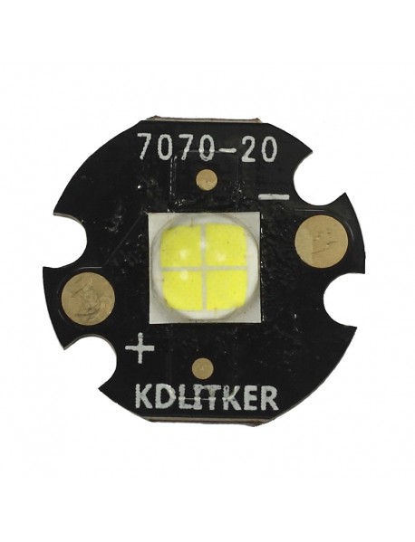 XHP70 Neutral White 5000K SMD 7070 LED on KDLikter 20mm MCPCB