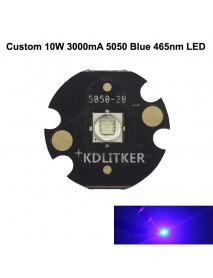 Custom 10W 3000mA 5050 Blue 465nm LED (1 pc)